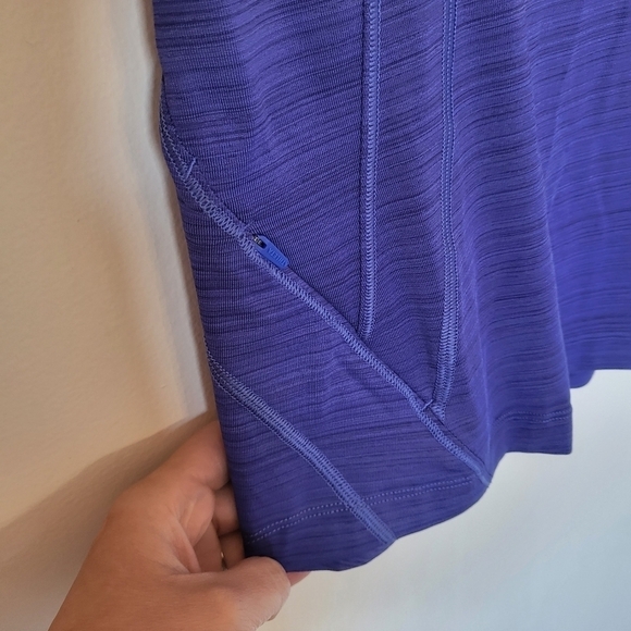 EUC Athleta Pacifica Illume UPF Fitted Tank Blue Purple Xsmall - Picture 3 of 12